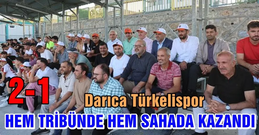 Darıca Türkelispor Hem Sahada Hem Tribünde Çok Güçlü