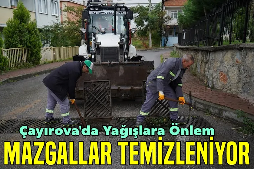 Fen işlerinden mazgal temizliği