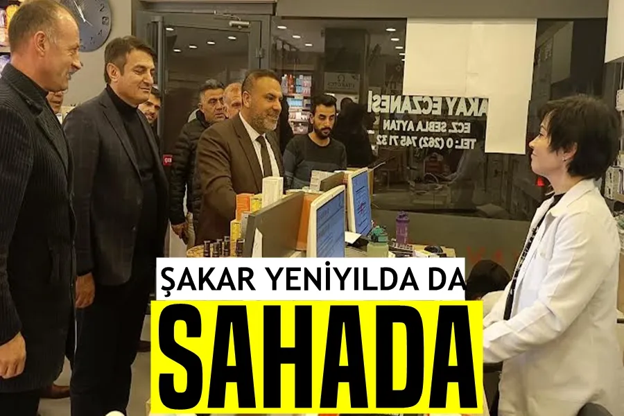 Şakar Yeni Yılda da Sahada