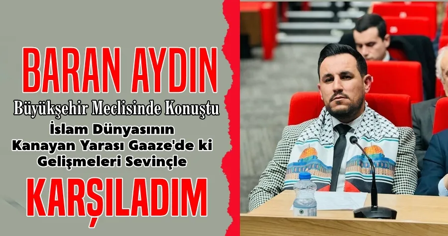 Baran Aydın Ocak meclisinde Gazze