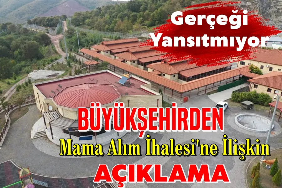 Büyükşehir’den ‘mama alım ihalesi’ hakkında açıklama