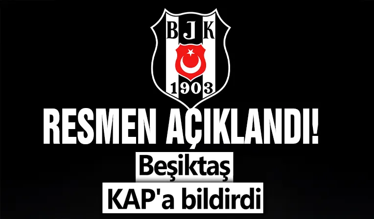 Beşiktaş yeni hocasını resmen açıkladı! KAP