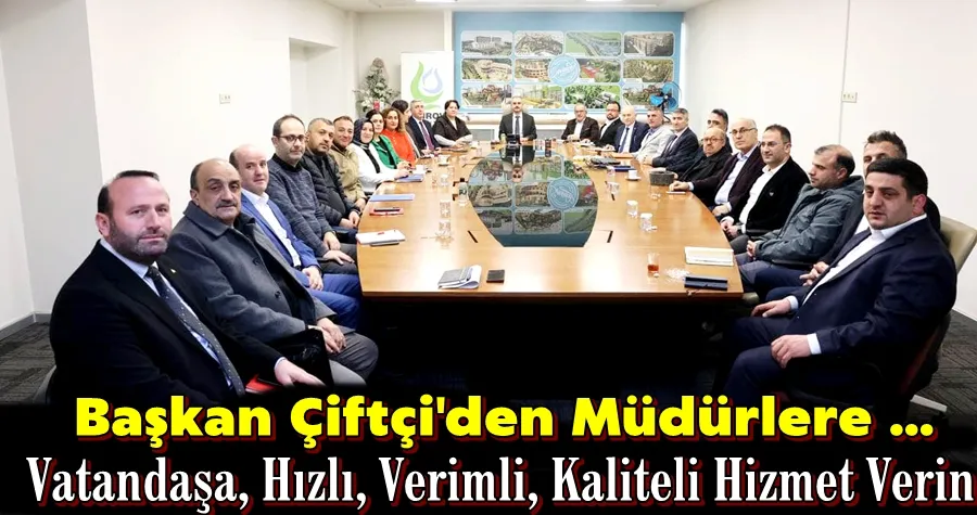 Çiftçi Birim Mdürüleri İle Toplandı