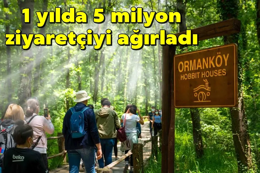 Ormanya, 1 yılda 5 milyon ziyaretçiyi ağırladı