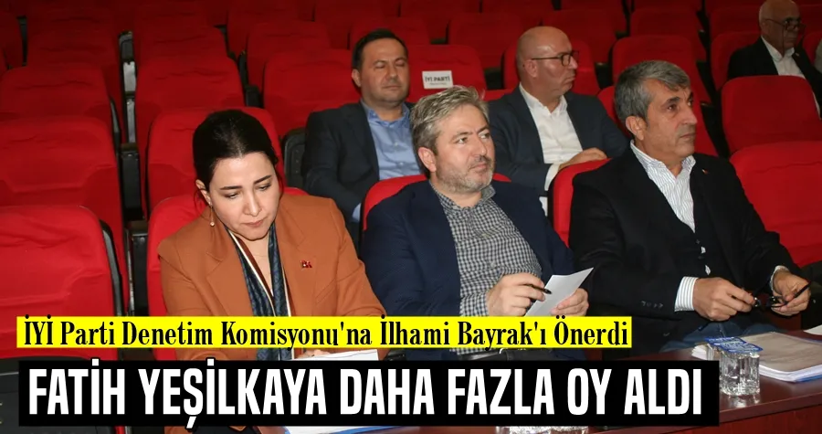 Denetim Komisyonunda İYİ Parti Bayrak