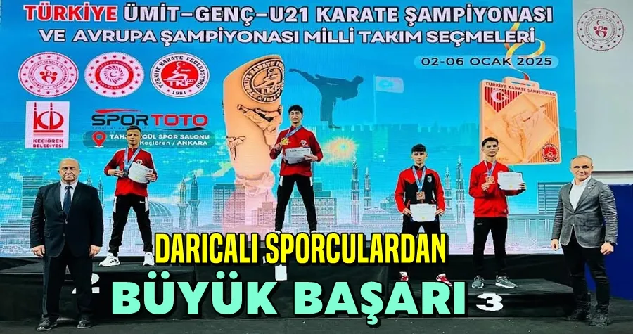 Darıcalı sporculardan büyük başarı