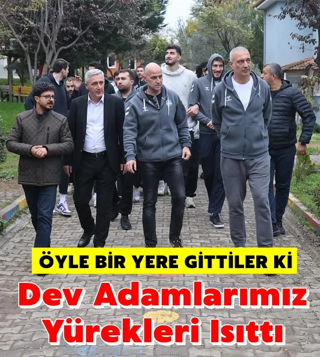 Dev Adamlar Yürekleri Isıttı