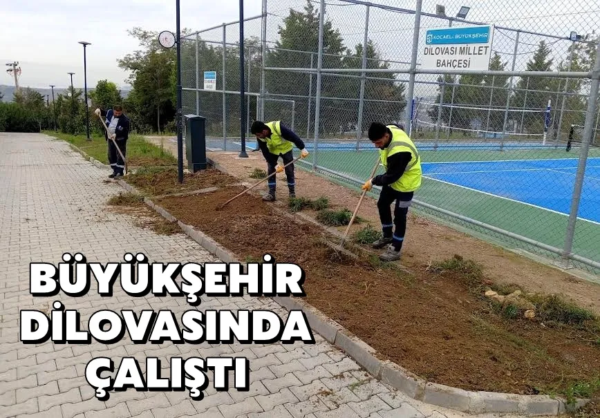 BÜYÜKŞEHİR DİLOVASINDA ÇALIŞTI