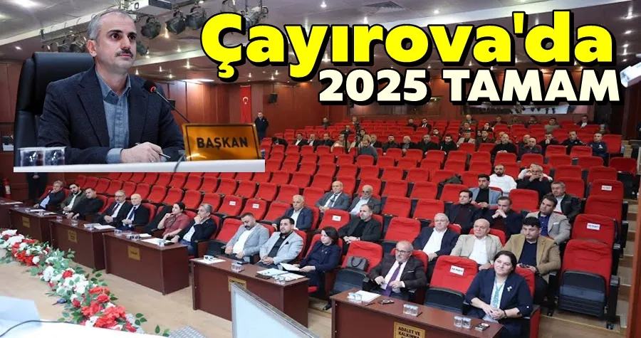 Çayırova’da yılın son meclis toplantısı yapıldı