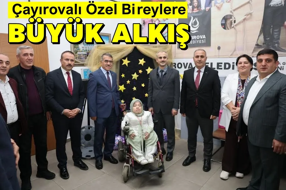 Çayırovalı özel bireyler büyük alkış aldı