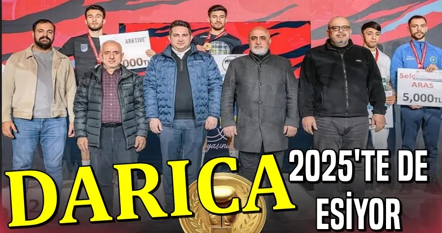 Darıcalı sporcular 2025’e fırtına gibi girdi