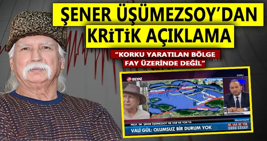 Prof. Dr. Şener Üşümezsoy: 
