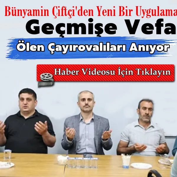 Çiftçi Ölen Çayırovalıları Anıyor