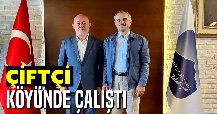 Çiftçi Köyünde Çalıştı