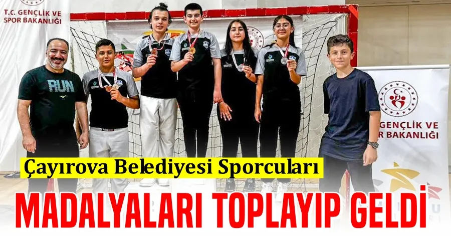 Çayırova Belediyesi Sporcuları Kocaeli Karate Şampiyonası’ndan Madalyalarla Döndü