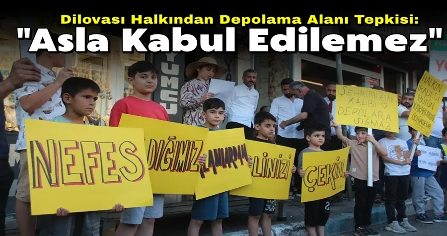 Dilovası Halkından Depolama Alanı Tepkisi: 