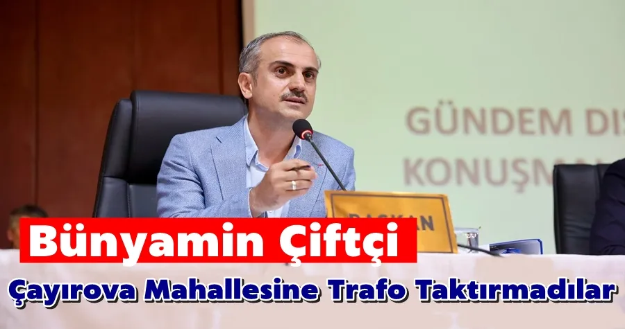 Çiftçi: Trafo Takılmasını İstemediler