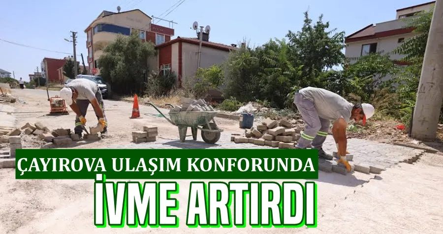 Fen İşleri ekiplerinden Çayırova