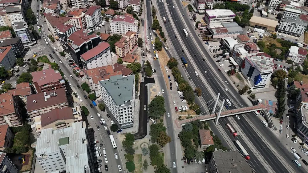 Gebze’de bağlantı yolları açılmaya devam ediyor