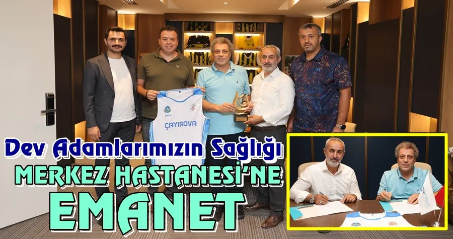 Çayırova Belediyesi basketbol takımının sağlık sponsoru Merkez Prime