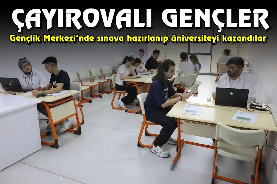 Gençlik Merkezi’nde sınava hazırlanıp üniversiteyi kazandılar