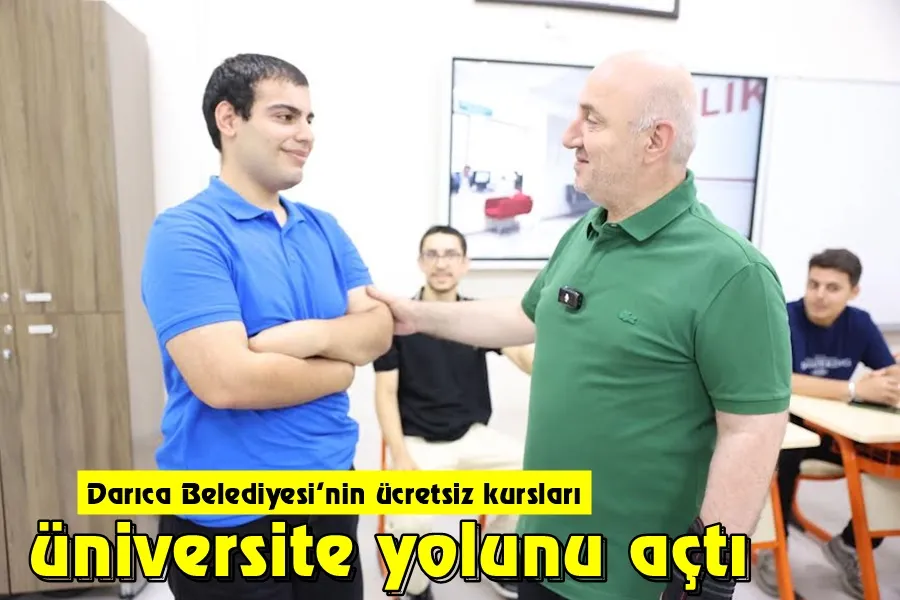Darıca Belediyesi’nin ücretsiz kursları üniversite yolunu açtı