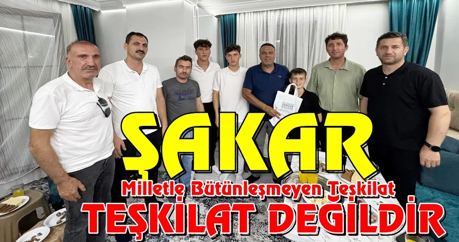 Şakar: Milletle Bütünleşmeyen Teşkilat, Teşkilat Değildir