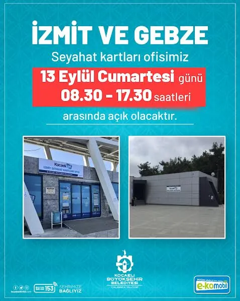 Seyahat Kart Ofisleri’nde  cumartesi mesaisine devam