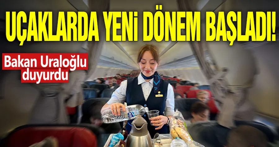  Uçaklarda yeni dönem başladı